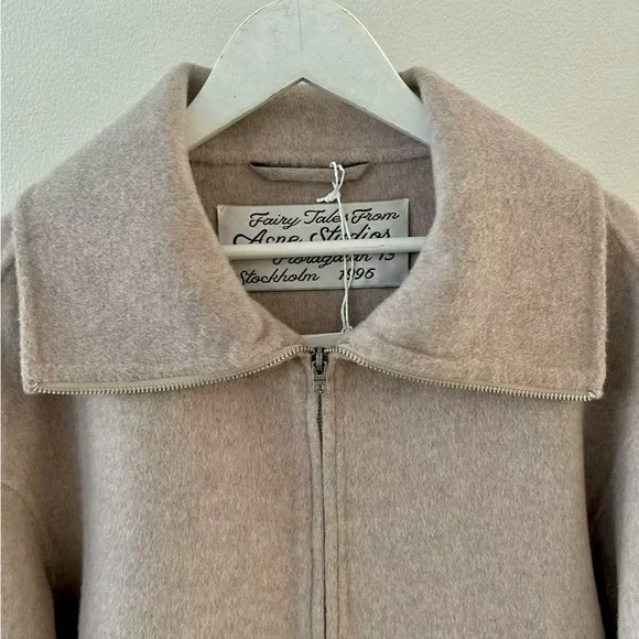 Acne Studios Wool cashmere Zip Jacket size 32 - Picture 2 of 14